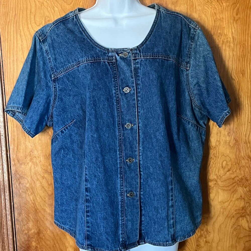 Crossroads Denim jean shirt - 20W